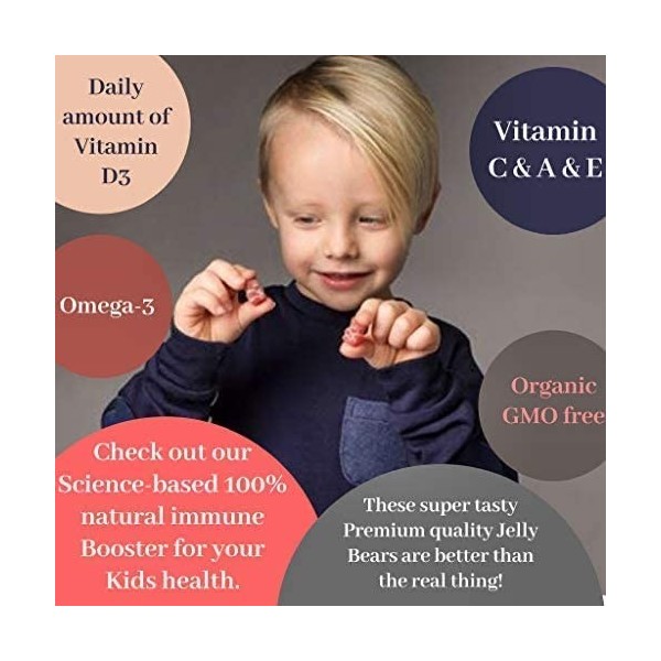 Ours Gélifiés Omega-3 pour Enfants - LYL Krill Oil KID
