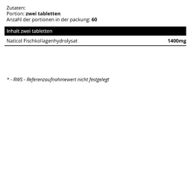 Sowelo Collagène de Poisson, Hydrolysat de Collagène, Complexe de Collagène Marin, Collagène de poisson 700mg 120 Comprimés