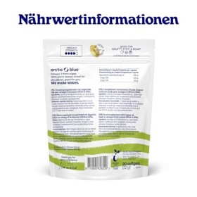 Kapseln Premium Algenöl Kapseln avec EPA et DHA – hochdosiert & Leicht zu schlucken – 90 Softgel Kapseln – Omega 3 Vegan sous