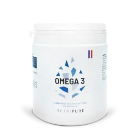Omega 3 3000mg | Complément Alimentaire Défense | Huile de Poisson labélisée | Haute Concentration en EPA et DHA | Hautement 