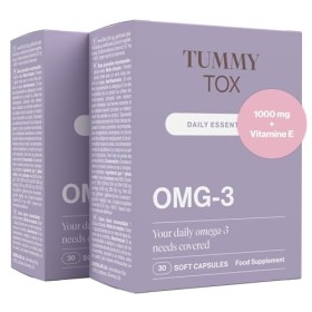 Oméga 3 1000 mg, 500 mg EPA et 250 mg DHA avec vitamine E ajoutée. Pas darrière-goût de poisson, approvisionnement de 60 jou