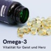 Omega 3 100 gélules 1220 mg | DHA & EPA acides gras oméga 3 haute biodisponibilité | Huile de poisson oméga 3 naturelle haute