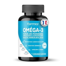 Omega 3 - Huile de poissons sauvages - Fish Oil - Musculation - Articulations - Booster de mémoire puissant - Riche en acides