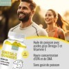 Gommes au Omega 3 avec Vitamine E Goût de Citron - Huile de Poisson Sauvage à Haute Concentration en Acides Gras Omega 3, EPA