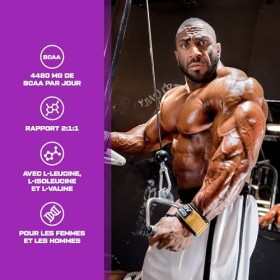 Scitec Nutrition BCAA 6400 - BCAA à haute puissance, rapport 2:1:1, 4480mg par jour - Comprimés pour hommes et femmes - Idéal