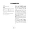 Bulk BCAA en poudre végétalienne, non aromatisée, 500 g, lemballage peut varier