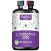 L-Carnitine 3000 I 180 Haute Dose Extra Fort Gélules avec Vitamine C I 3000mg par dose journalière I Tartrate de L Carnitine 