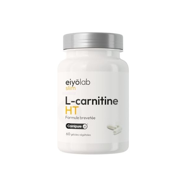 L-CARNITINE Premium Brevetée Carnipure® | Energie - Sèche - Récupération | Pre-workout Sans Caféine ni Stéarate de Magnésium 