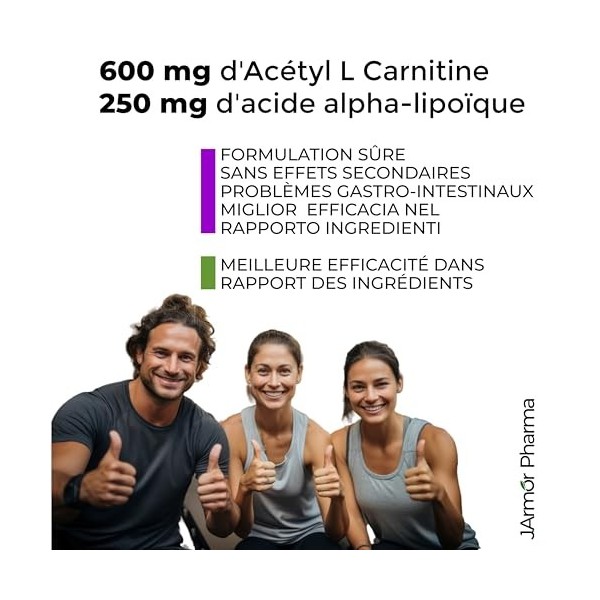 L-CARNITINE Abdomen2 900 Capsules. Haute Dose Extra Fort. Pre-Workout Sportives Energie Résistance Et Récupération. Haute Qua