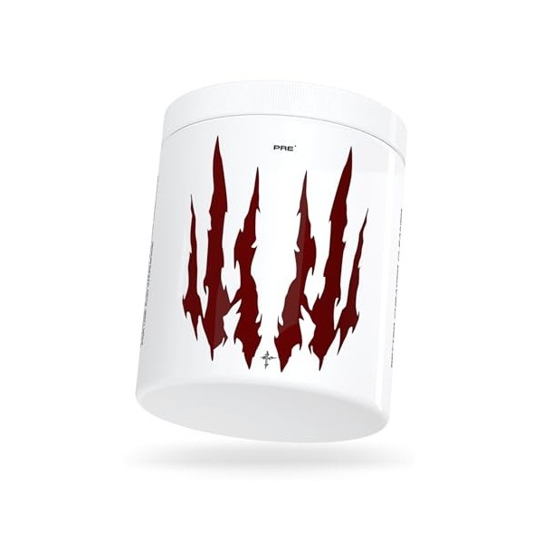 Booster Pré-Entraînement avec Créatine Monohydrate et 10 autres ingrédients actifs clés, 30 portions, 200mg de caféine, 600g 