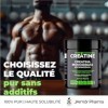 Creatine 100% Pure Micronised Sans additifs, Créatine Monohydrate en Poudre 100% Pure pour la Performance et la Puissance Mus