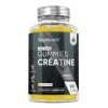 Créatine Monohydrate 3000mg - 90 Gummies Vegan 1 Mois Sans Sucre Goût Citron - Booster Musculation, Performance Sportive - 