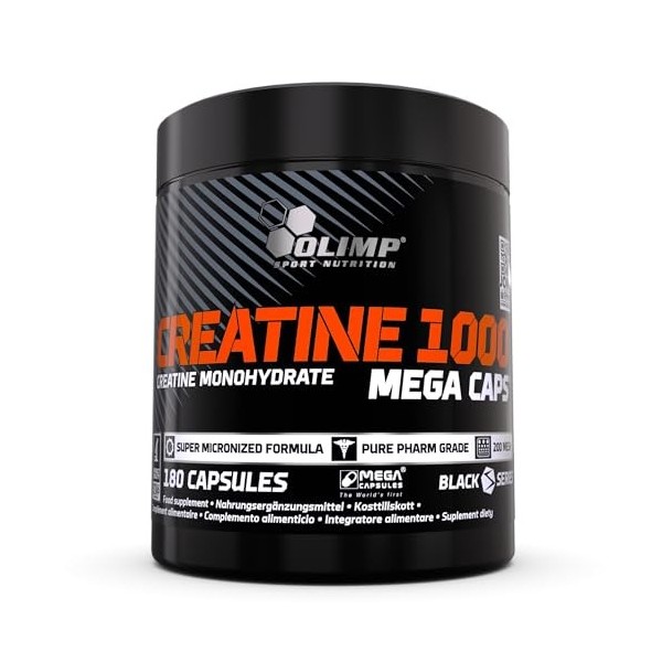 Olimp Creatine 1000 Mega Caps® - 180 Gélules