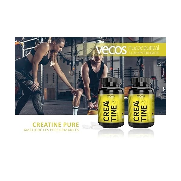 Creatine Monohydrate Pure 3000mg - 160 Capsules, Musculation & Masse Musculaire