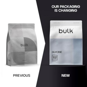 Bulk Glycine en poudre, 500 g, lemballage peut varier