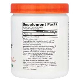 Doctors Best - Poudre Pure de L-Arginine | Soutien Énergétique et Circulatoire - 300g