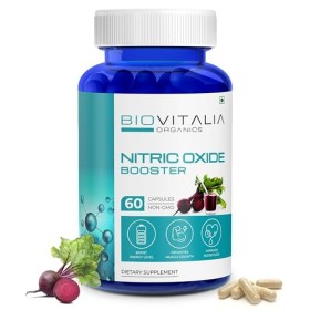 Biovitalia Capsule doxyde nitrique L-Arginine | Complément alimentaire | Favorise limmunité de soutien énergétique | Favori