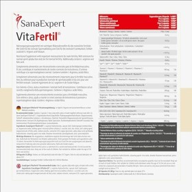 SanaExpert® VitaFertil, vitamines pour lhomme, L-arginine, acide alpha-lipoïque, acide folique, fertilité 1 