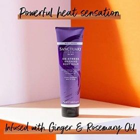 Sanctuary Spa Baume corporel chauffant Sensation de chaleur profonde, vegan et sans cruauté envers les animaux, 150 ml