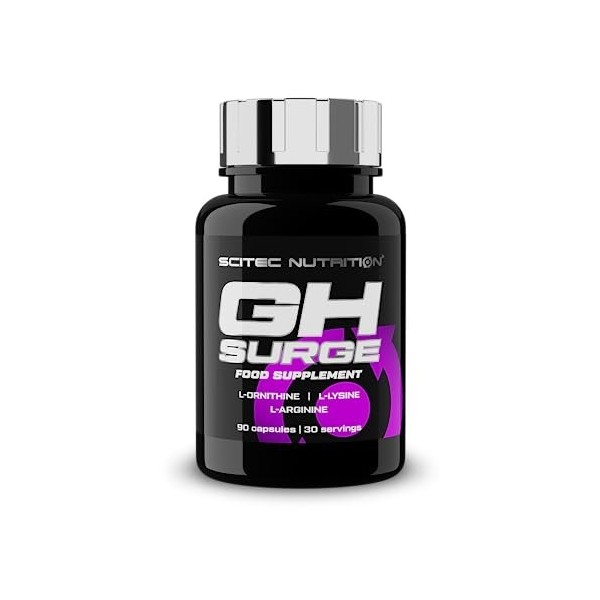 Scitec Nutrition GH Surge, Complément alimentaire sous forme de gélule contenant de la L-arginine, de la L-ornitine et de la 