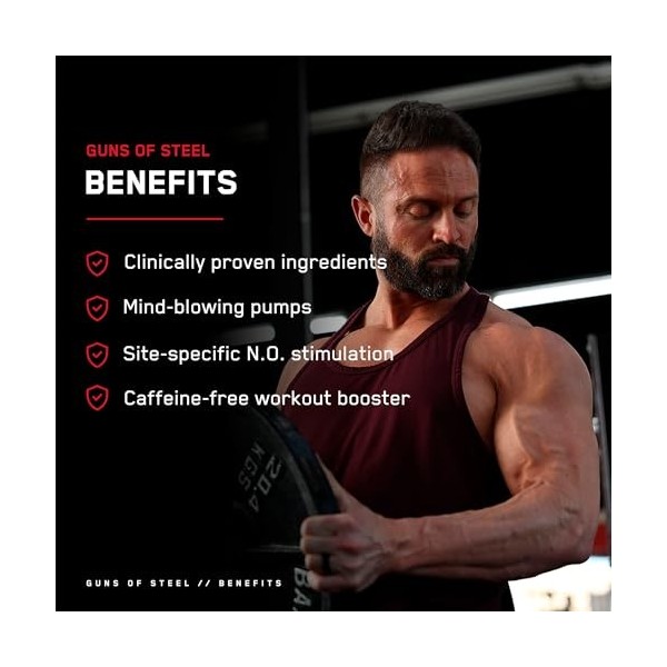 Steelfit Guns of Steel, Hot Action Pre-Training Liquid 89 ml