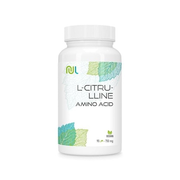L Citrulline 750 mg - 90 Gélules Végétales - Soutien Musculaire et Équilibre Physique - Complément Naturel Sport, Musculation