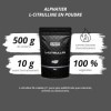 Alphatier L Citrulline Malate Poudre hautement dosée vegan + pure 500 g DL 2:1 - L-Citrulline Malate Powder - Fitness et Body