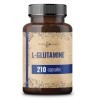 L Glutamine Gélules - 210 gélules - 750mg de L-Glutamine pure par dose journalière - acide aminé de très bonne qualité - sans
