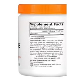 Doctors Best - L-Glutamine Poudre | Soutien pour la santé intestinale et la fonction immunitaire - 300g