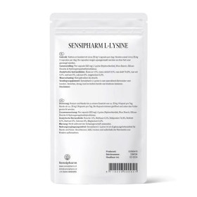 Sensipharm L-lysine pour chiens et chats | 100 gélules de lysine hautement dosées à 670 mg pour soutenir le système immunitai