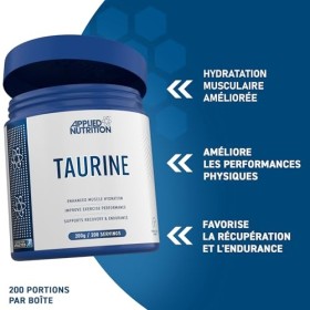 Taurine en Poudre, Taurine 1000 mg, Taurine Pure, Complément Naturel pour Hydratation, Endurance Musculaires, Idéal pour Entr