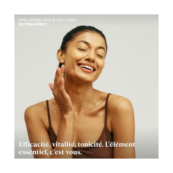 Nutrielement - Collagène & Acide Hyaluronique - 120 gélules - Collagène Marin Naticol®, Acide Hyaluraunique, Vitamine C Quali