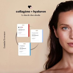 Mini Spark collagène et hyaluronique | 90 capsules | 1120mg collagène et dacide hyaluronique par dose journalière | Testé en