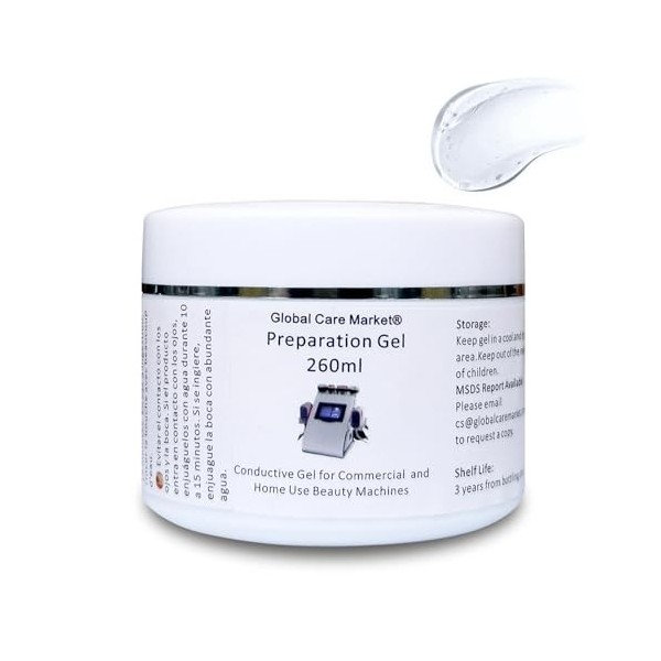 Gel de préparation - Gel conducteur RF à l’acide hyaluronique pour une utilisation avec les machines à radiofréquence pour le