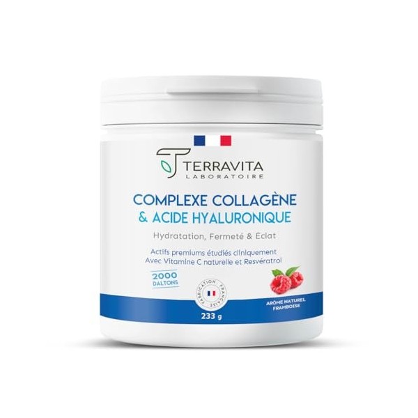 Collagène Marin Peptan + Acide Hyaluronique 200mg | Hydratation, Fermeté et Éclat de la Peau | Diminution des Rides Démontrée