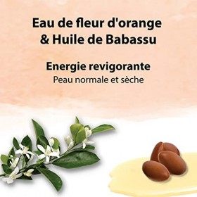 VANDINI Energy Crème hydratante corps femme à la fleur doranger et à lhuile de babassu - creme corps hydratante peaux norma