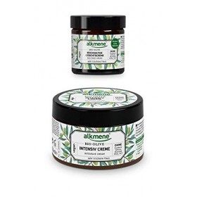 alkmene Crème intensive corps et crème hydratante visage à lolive bio - crème corps et visage peaux très sèches - soin végan