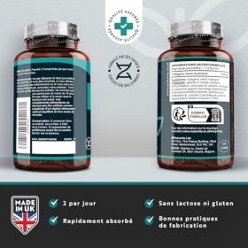 Collagene Marin Hydrolysé Type 1-120 Collagène Marin Comprimés - Peptides de Collagène Hydrolysé - Protéines de Collagène pou