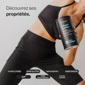 Peptides de Collagène Hydrolysé - Poudre de Collagène bovin provenant de pâturages - avec Magnésium, Acide Hyaluronique, Zinc