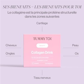 Collagene Marin, Acide Hyaluronique et Vitamine C – 2500 mg de Collagene Hydrolysé de Type I – 30 sachets pour 30 jours – Sav