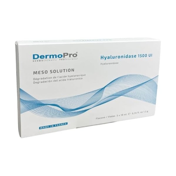Hyaluronidase 1500 UI dégrade lacide hyaluronique . "La gomme aux injections et à la cellulite"!