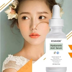 KOAHDE Visage Blanchissant Hydratant Raffermissant,Acide Hyaluronique 2% + B5,Essence dAcide Hyaluronique,Sérum Acide Hyalur