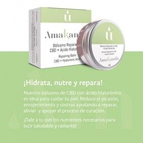 Baume réparateur à lacide hyaluronique - Traitement de lacné - Hydrate, répare la peau - Desquamation, démangeaisons, rouge