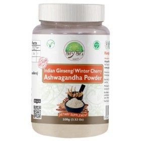 ARYAN HERBALS Ashwagandha Cerise dhiver Poudre 100 g