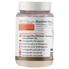 ARYAN HERBALS Ashwagandha Cerise dhiver Poudre 100 g