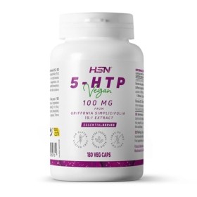 HSN 5-HTP 100mg | 180 Gélules Végétales | équivalent à 3000mg dExtrait de Graine de Griffonia simplicifolia | 5 HTP 5-hydro