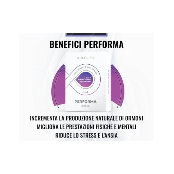 SIRTLIFE Perçage composé 100 % naturel, conçu pour améliorer les performances physiques et mentales. Lot de 3 ampoules
