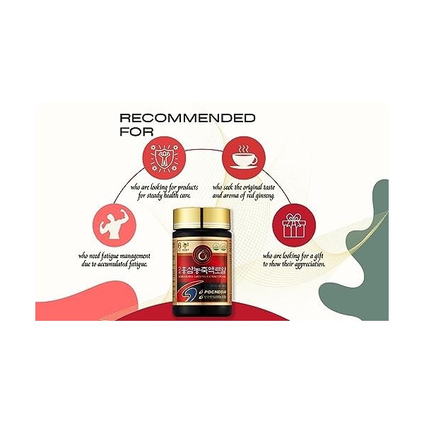 Pocheon Korean Red Ginseng Concentrated Pure Extract Royal 240g, Ginsenoside Rg1+Rb1+Rg3-6mg/g High Solid State 70% 6Years Ro