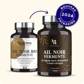 Ail Noir Fermenté BIO - La Plus Haute Concentration Acetylcysteine 0.25mg / jour pour 2 gélules - Procédé dExtraction Brev