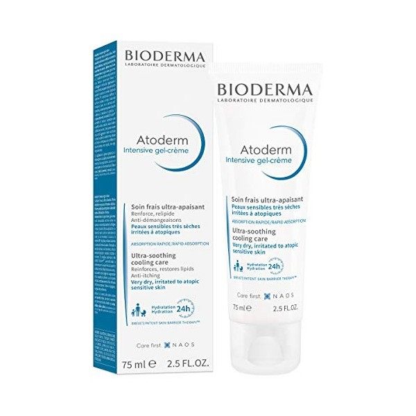 Bioderma, Único, ATODERM Intensive Gel Piel atopica Diario 75ml, 75 ml Paquete de 1 